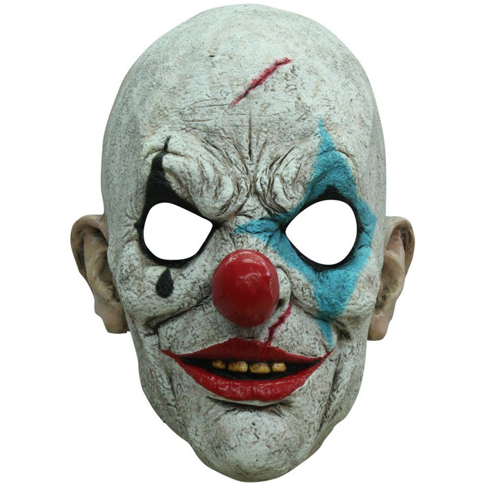Skræmmende Grædende Klovne Maske til Halloween Fest!