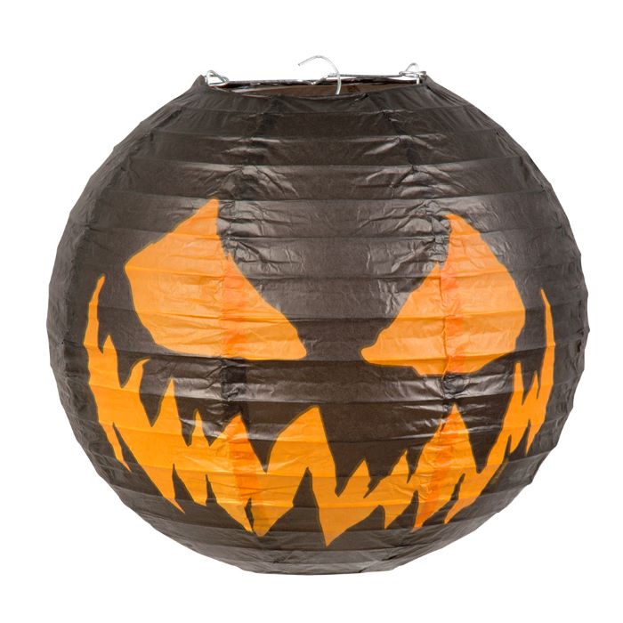 Uhyggelig Halloween Græskar Lanterne - Ø 25 cm