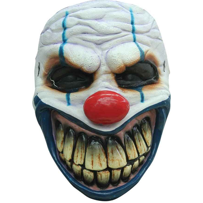 Uhyggelig Klovne Maske med Stor Mund til Halloween