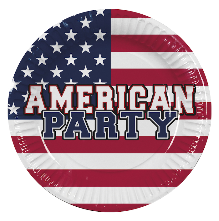 USA Paptallerkner 10 stk – Festlige til enhver anledning!