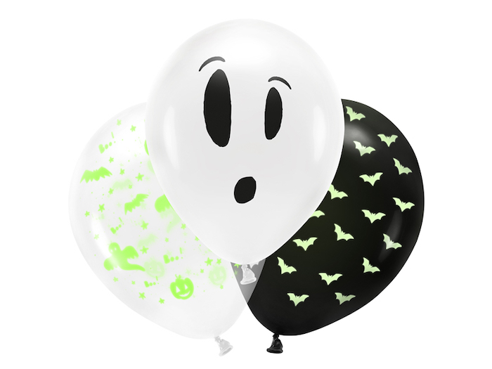 UV Halloween Balloner til Festlig Dekoration - Stk