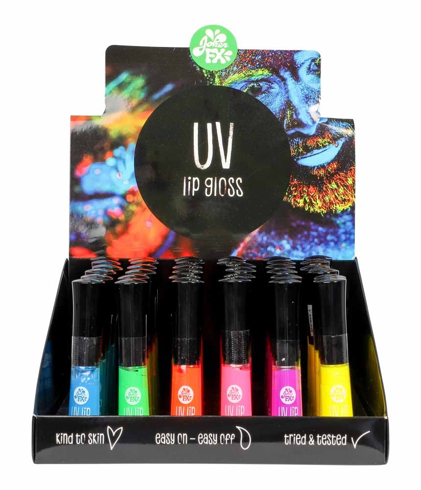 UV Neon Læbestift - Blå til Fest og Temafester