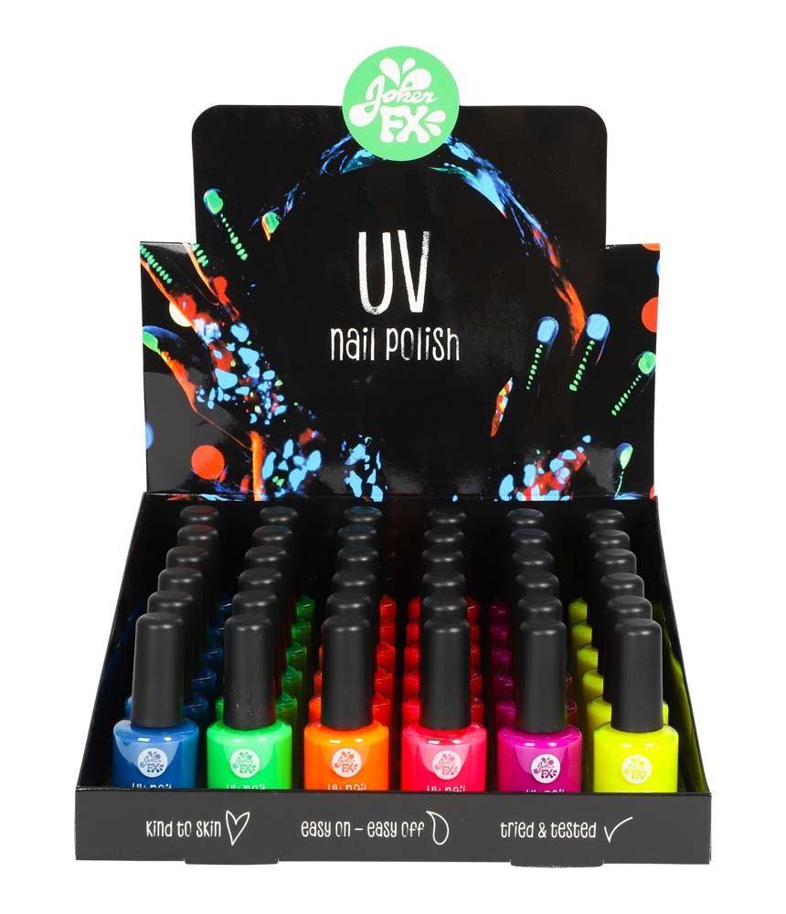 UV Neon Neglelak i Blå - Perfekt til Festlige Anledninger!