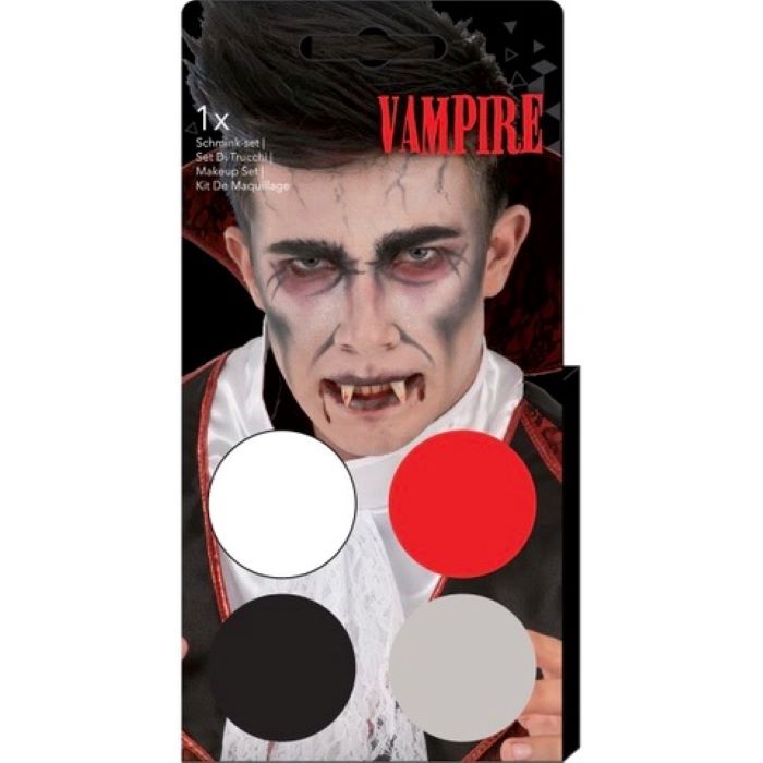 Vampyr Ansigtsmaling   Farver Inkl  Pensel