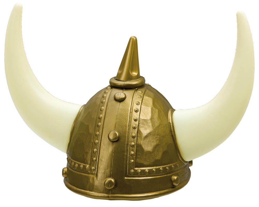 Vikingehjelm med Horn – Ideel til Festlige Begivenheder