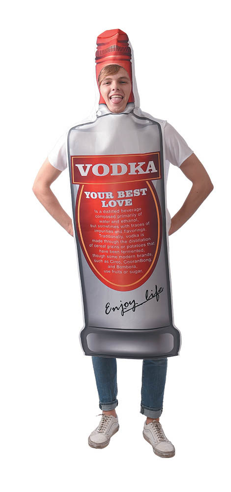 Sjov Vodka Flaske Kostume til Festlige Anledninger!