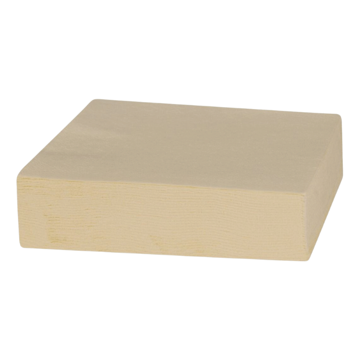 Brune Servietter 33x33 cm - Pakke med 50 stk.