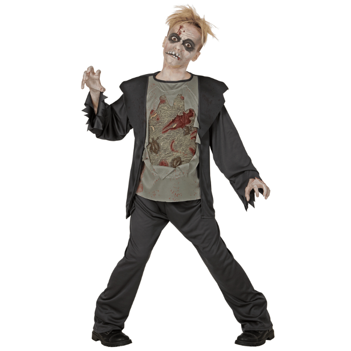 Zombie Kostume til Børn - Skræmmende Halloween Fest!