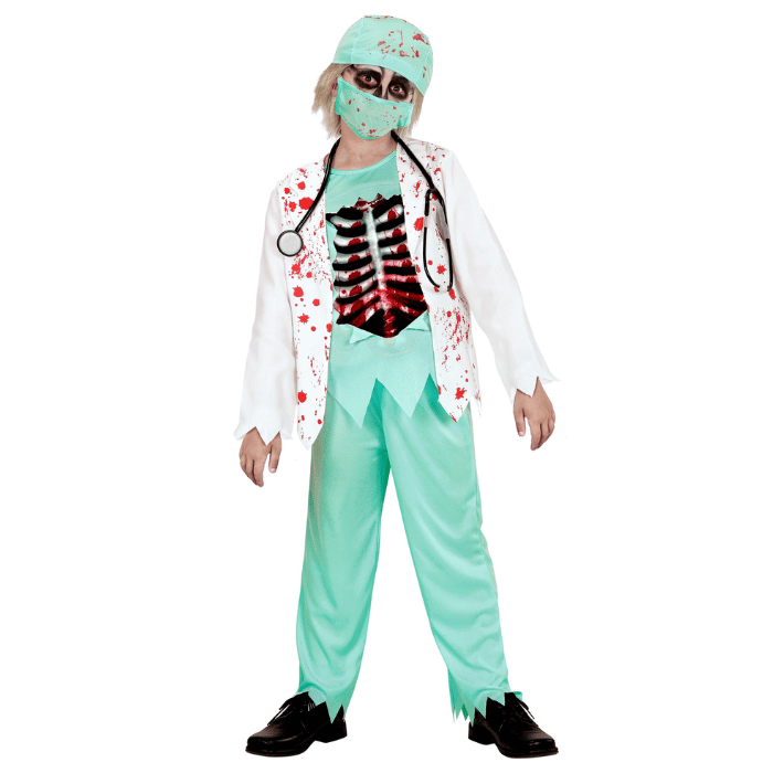 Zombie Læge Kostume til Børn - Skab Skræmmende Sjov!