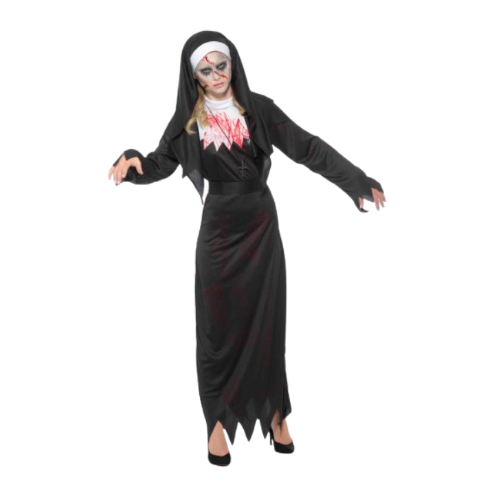 Zombie Nonne Kostume – Klar til skræmmende sjov!
