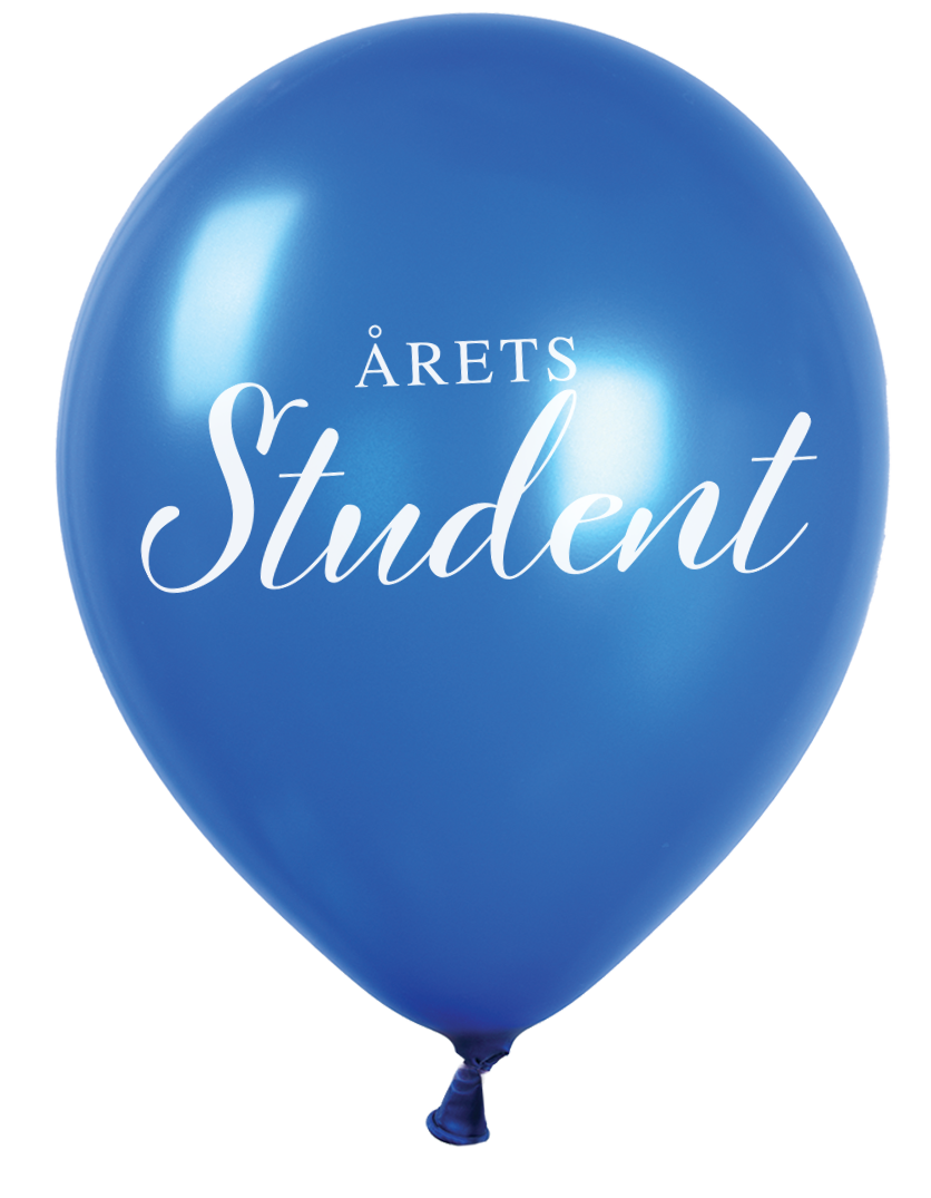 Blå Studenterballoner - 10 stk. til Festlig Dekoration