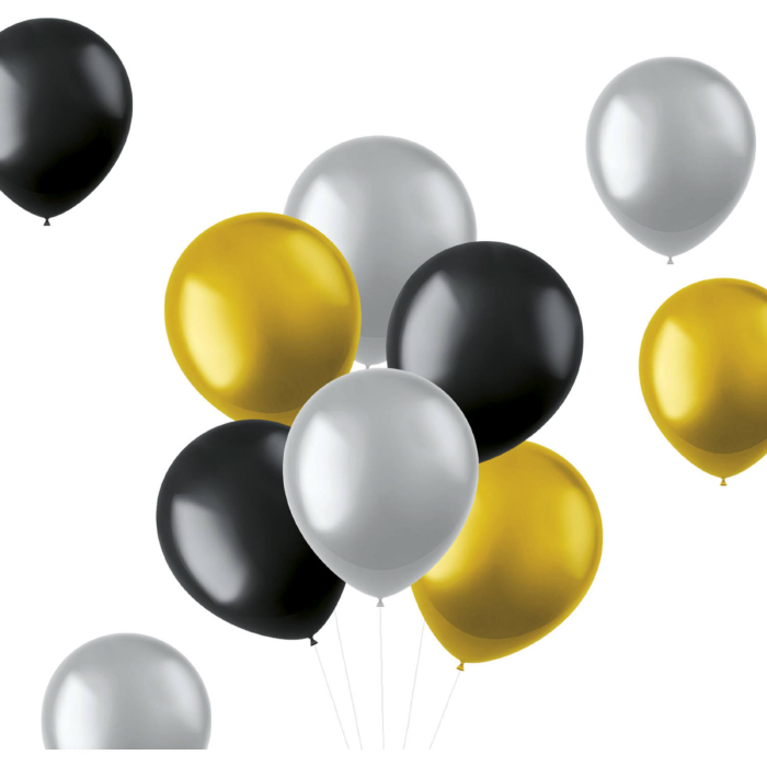 Metalliske Balloner Mix – 50 stk. til Festlige Anledninger!