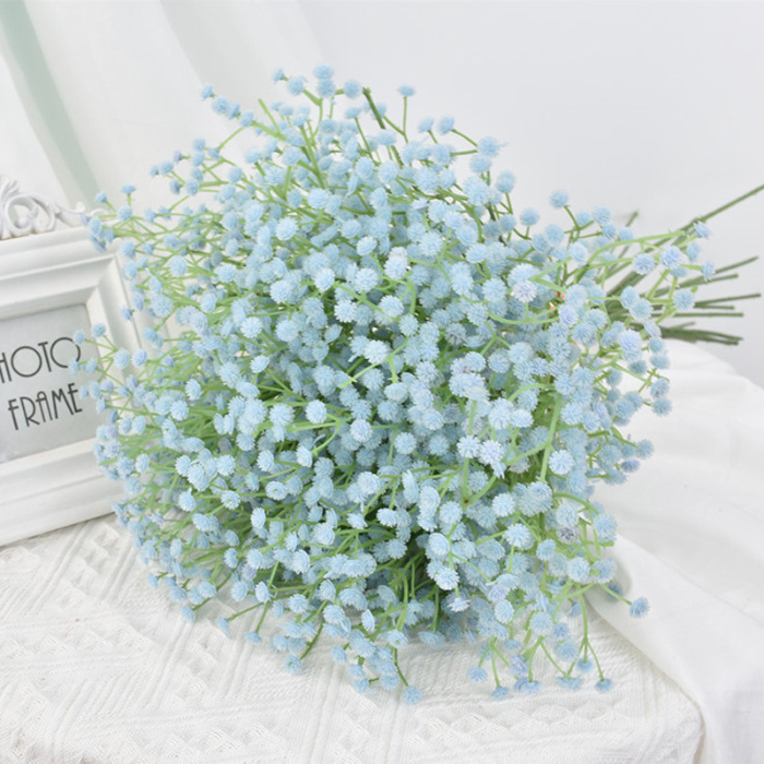 Kunstig Blomst Brudeslør Blå 63