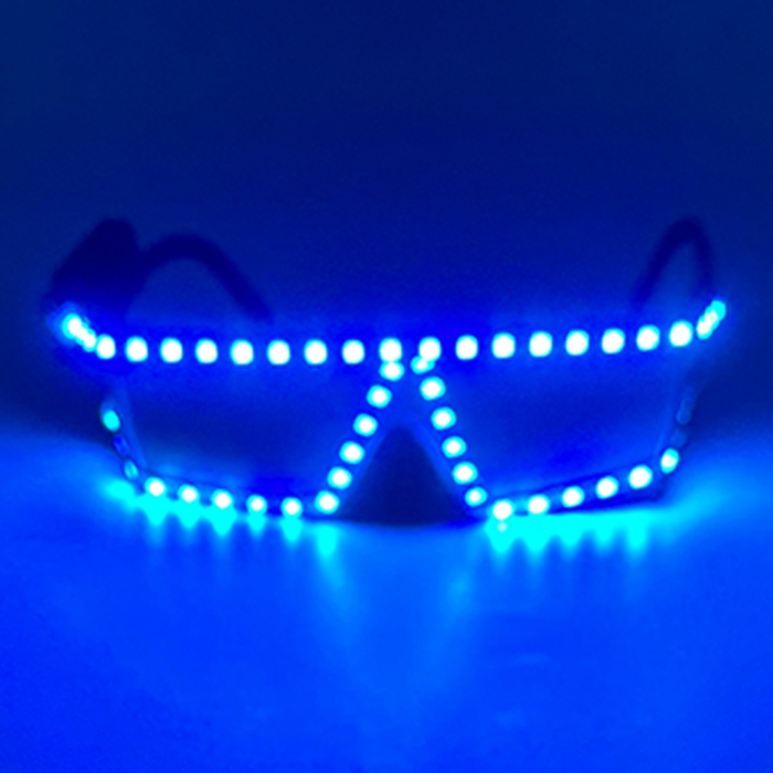 Led Briller Blå Neon