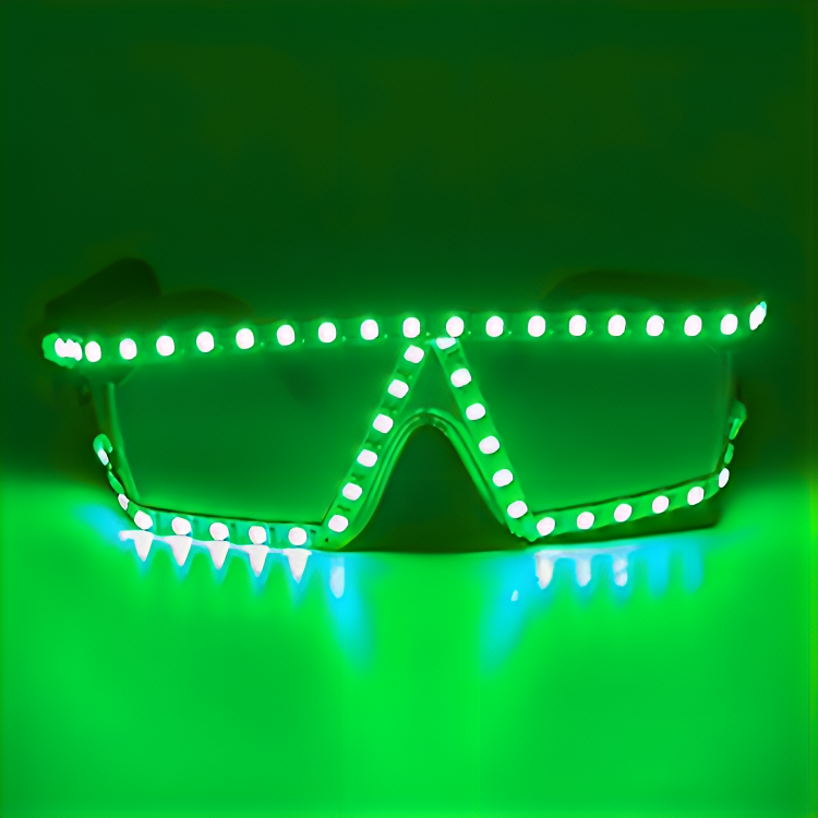 Led Briller Grøn Neon