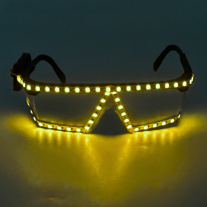 Led Briller Gul Neon