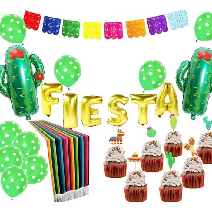 Mexicansk Temafest Dekorationer 27 Dele