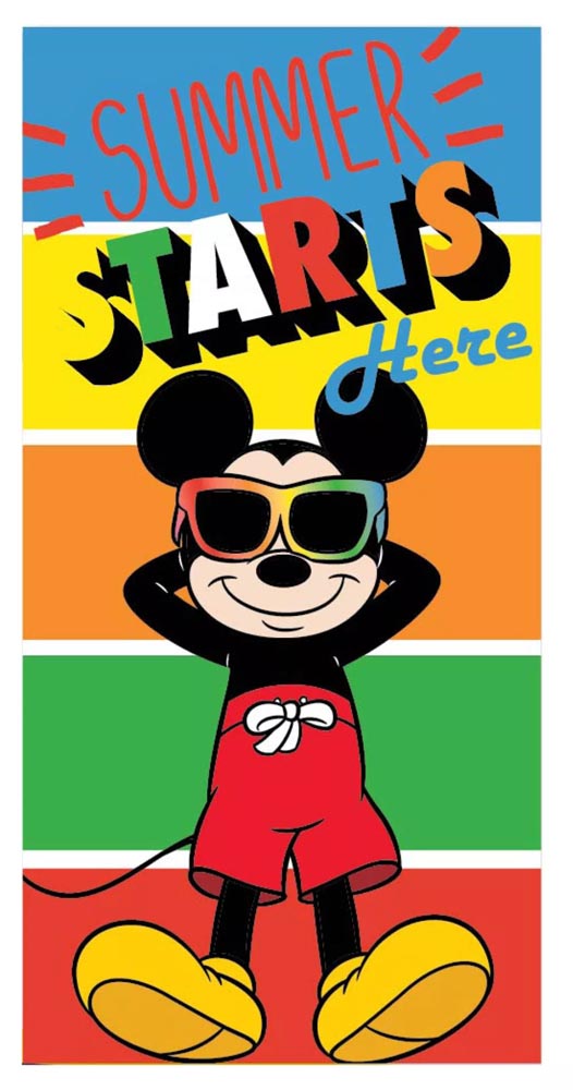 Mickey Mouse Badehåndklæde til Sjov Badetid for Børn