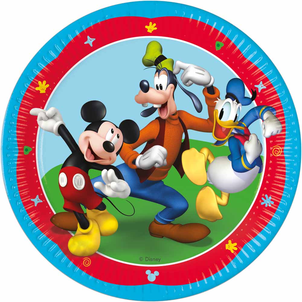Mickey Mouse Paptallerkner – Festlige Tallerkner til Børnefødselsdag