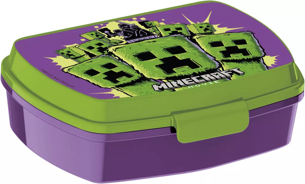 Minecraft Madkasse med Creeper – Sjov til Skole og Tur