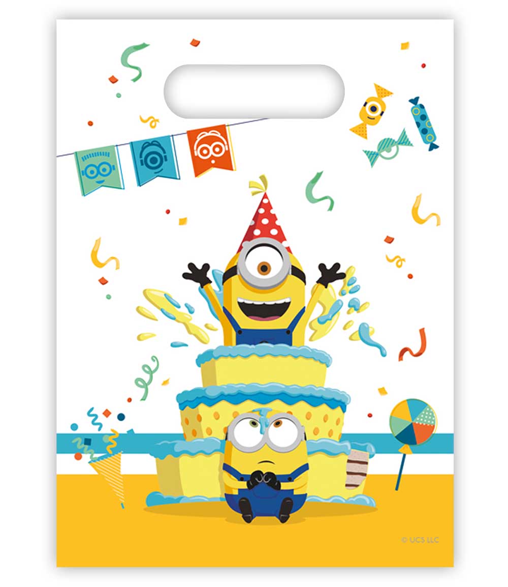 Minions Slikposer – 6 Festlige Godteposer til Børnefest!