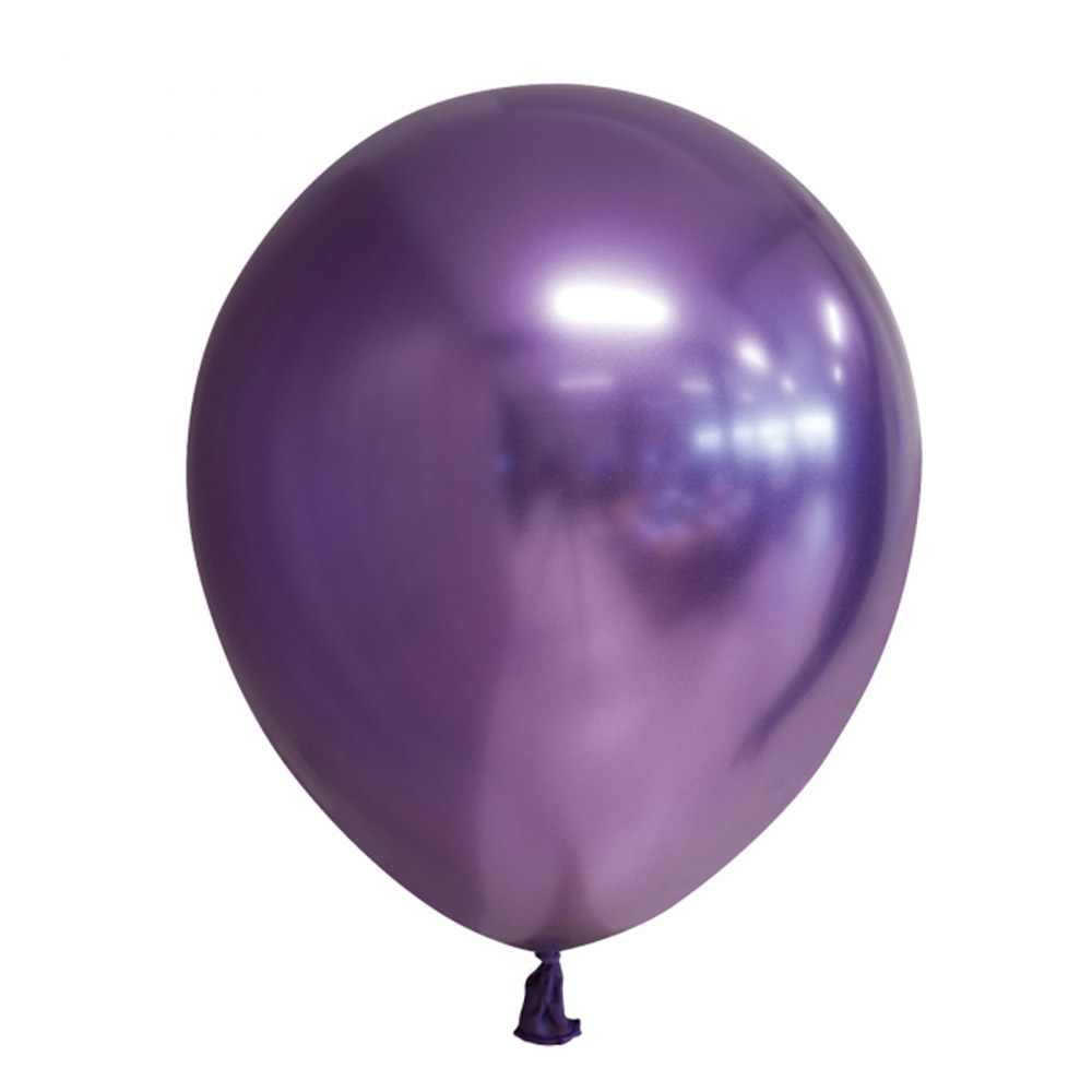 Lilla Chrome Balloner 10 Stk – Elegant Festdekoration