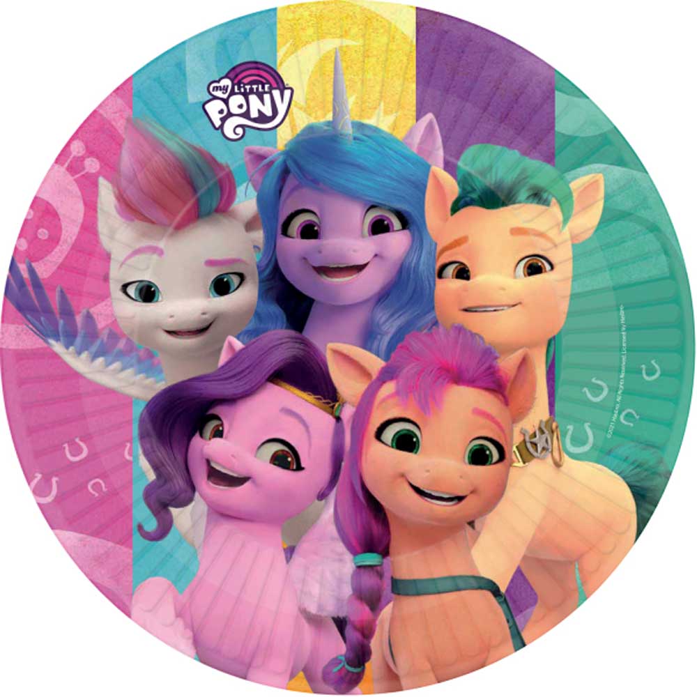 My Little Pony Paptallerkner – 8 stk. til festlige dage