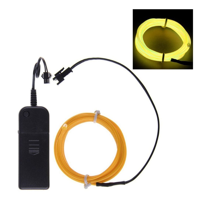 Neon Led Ledning     Gul