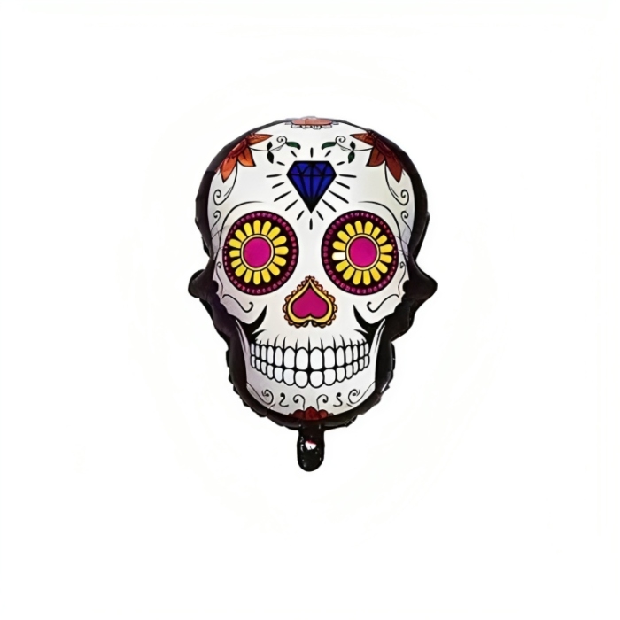 Oppustelig Day   The Dead Kranie Med Diamant Motiv