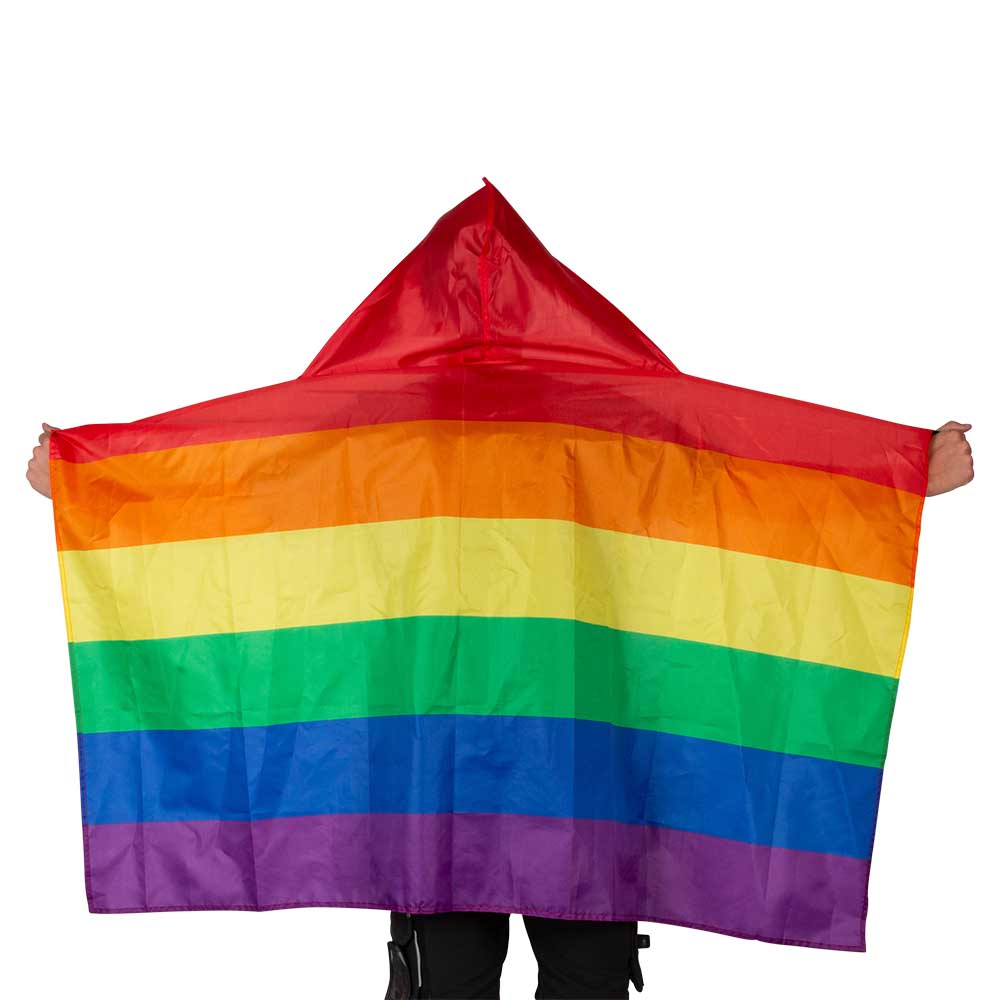 Pride Flag Kappe med Hætte – Fejr Kærlighed og Mangfoldighed