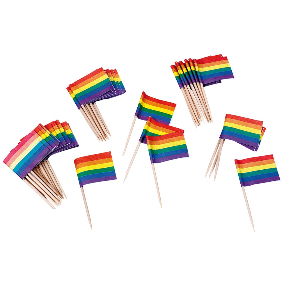 Pride Kageflag – 50 Farverige Flag til Din Festlighed