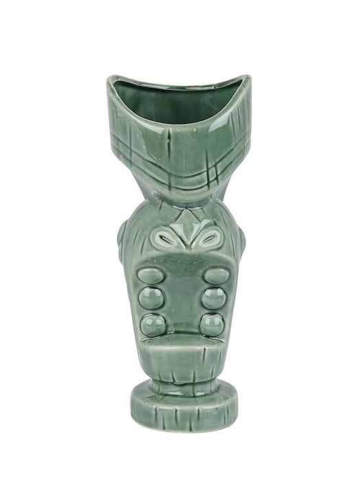 Tiki Glas Vase Grøn 600