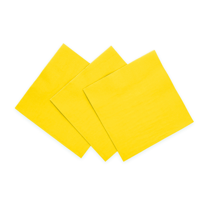 Gule Servietter 20x 33x33cm