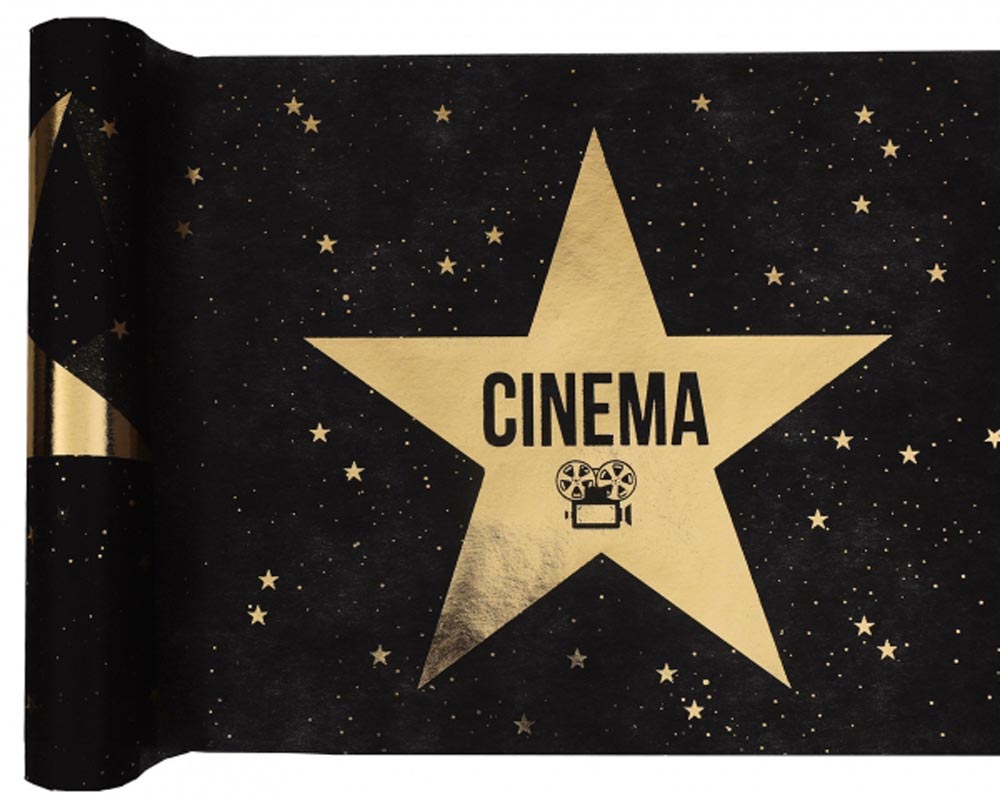 Hollywood Star Bordløber 5m – Glamour til Din Fest