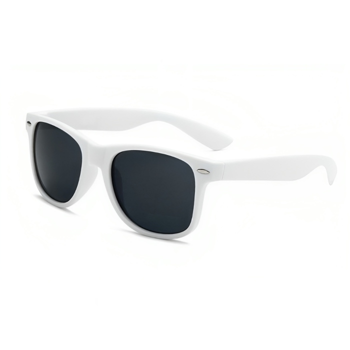 Wayfarer Solbriller i Hvid – Fantastisk Tilbud!